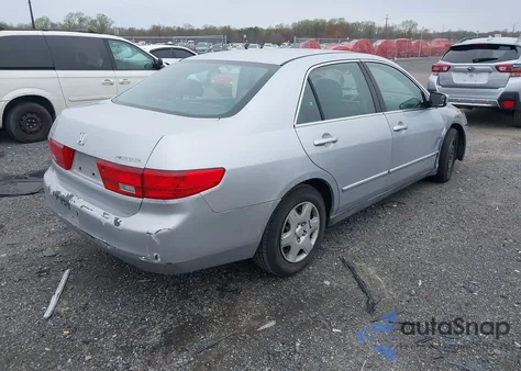 2005 Honda Accord 2.4 Lx из США, поврежденный, VIN 1HGCM56445A180496